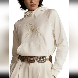Polo Ralph Lauren Beaded Pony Graphic Hoodie NWT